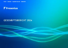 Berichtscover des Fresenius Geschäftsbericht 2024