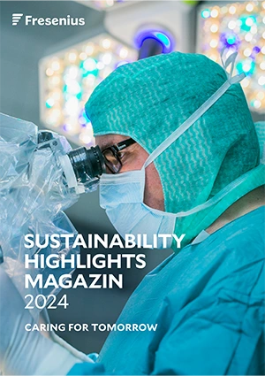 Das PDF Cover des Sustainability Highlights Magazins 2024