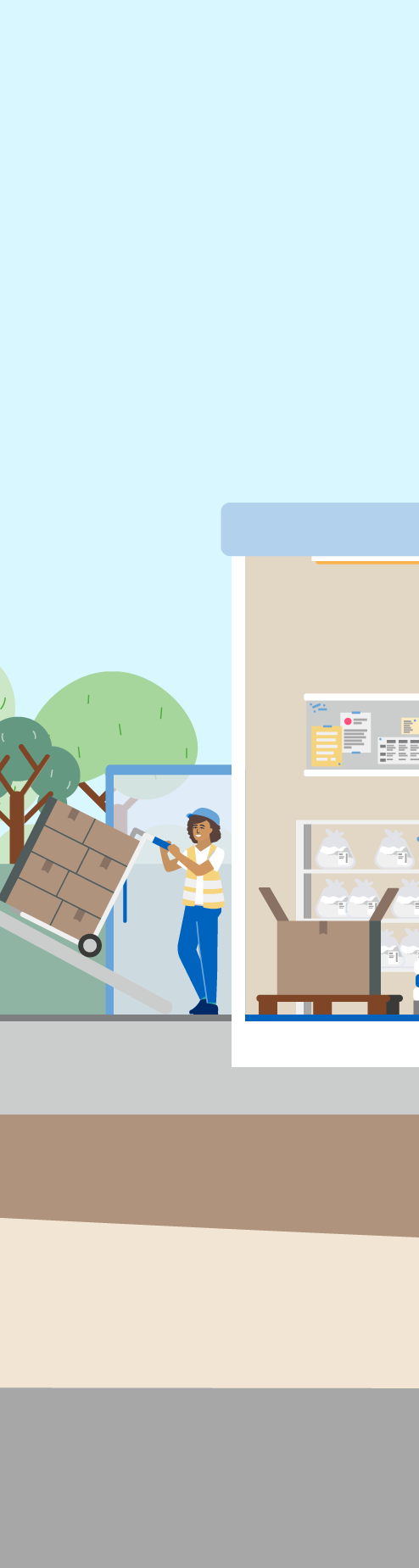 Illustration der Produktionsanlage