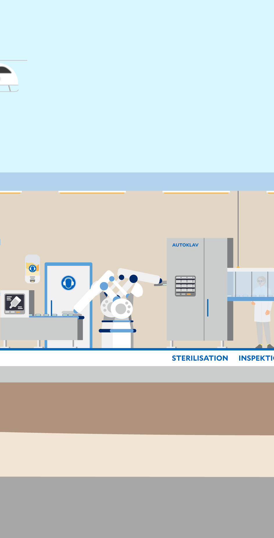 Illustration der Produktionsanlage
