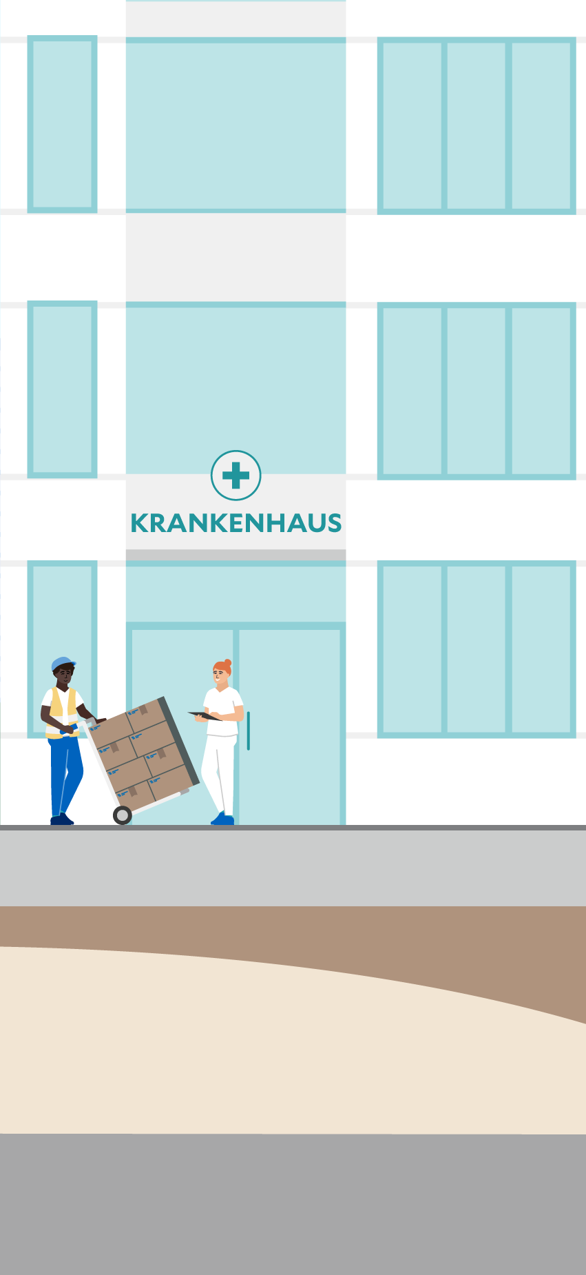 Illustration der Produktionsanlage