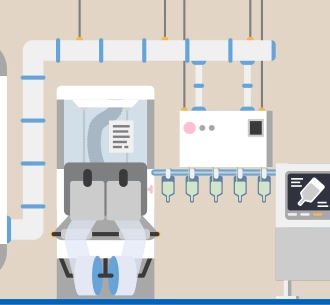 Automatisierung und Digitalisierung (Illustration)