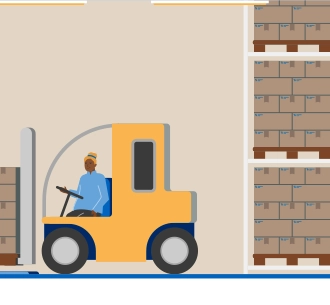 Arbeitsbedingungen und Arbeitssicherheit (Illustration)