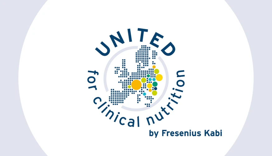 Logo of united for clinical nutrition by Fresenius Kabi