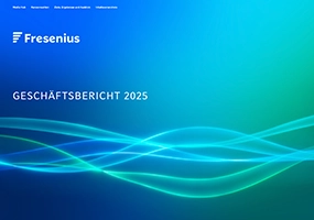 Berichtscover des Fresenius Geschäftsbericht 2025 (Foto)